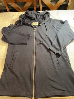 Design by Olivia Oversized Long Sleeve Zip Up